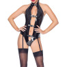 Black Level Body Porte-Jarretelles VINYL BODY Noir